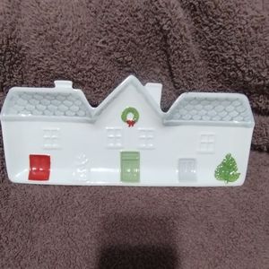 Small Holiday platter 13 x 6"